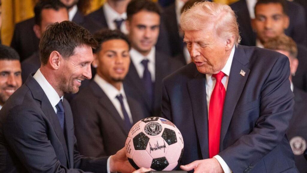 Lionel Messi y su equipo fue recibido por Donald Trump en la Casa Blanca - Revista Salvador